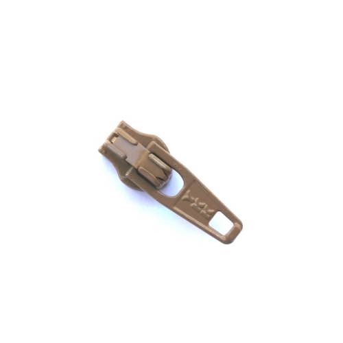 Reißverschlusszipper hellbraun Nr. 007 für 25mm Reißverschlussbreite