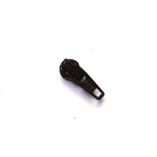 Reißverschlusszipper dunkelbraun Nr. 570 für 25mm Reißverschlussbreite