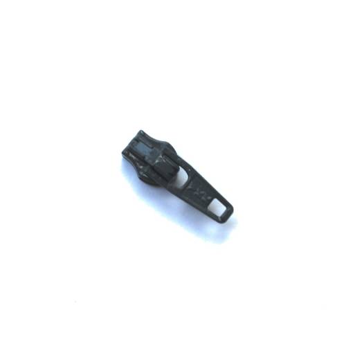 Reißverschlusszipper grau Nr. 182 für 25mm Reißverschlussbreite