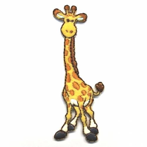 Schlanke Giraffe Applikation, Bügelbild 