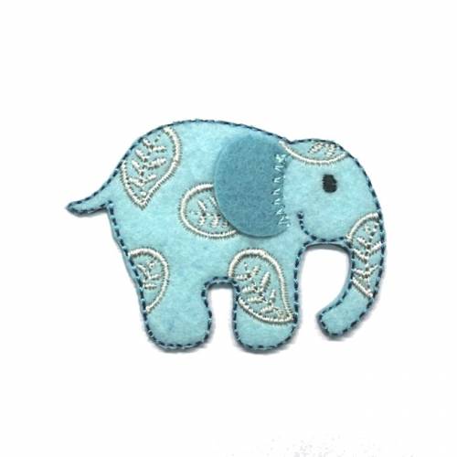 Glücklicher Elefant Applikation, Bügelbild 